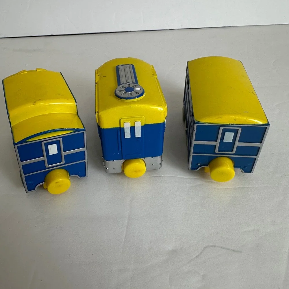 Chuggington Brewster Tonka Train Set 2009 Engine Coach Caboose‎ Chugger Trains